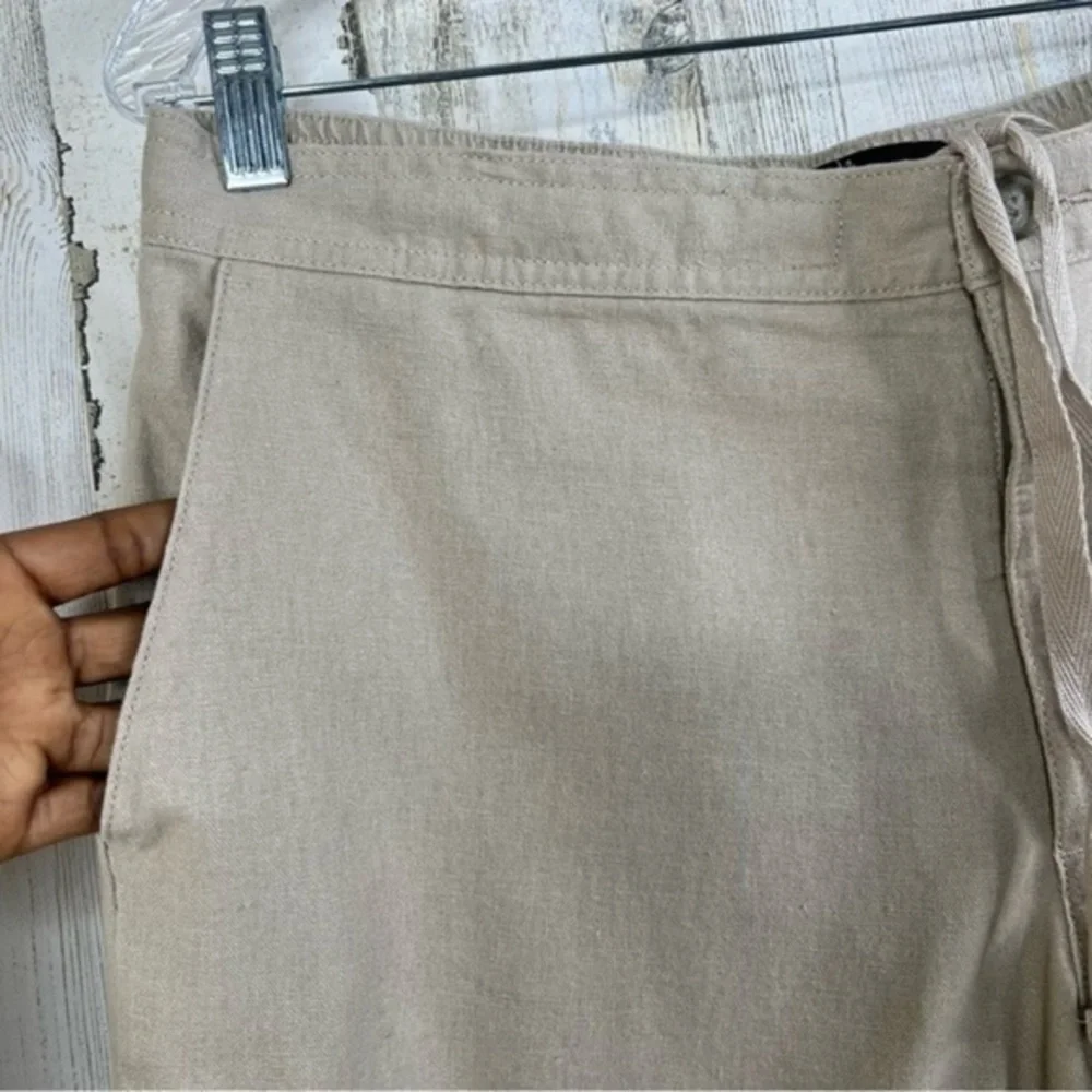 Marc‎ Anthony Luxury Linen Blend Pants Straight Leg Mens Waist 33x30 Nerutral
